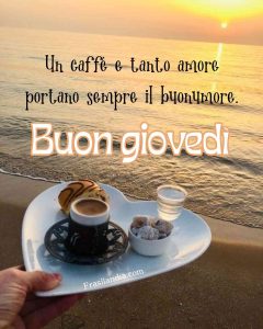 Un caffè e tanto amore portano sempre il buonumore. Buongiorno.