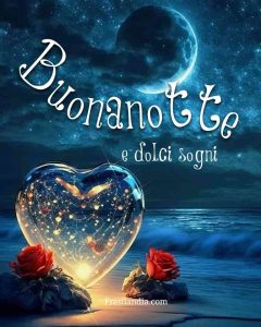 Buonanotte e dolci sogni.