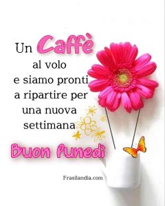 Un caffè al volo e siamo pronti a ripartire per una nuova settimana. Buon lunedì