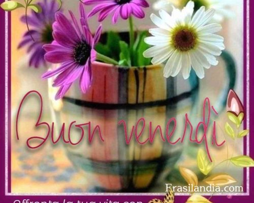 Che la vita vi sorrida. Sempre. Buon venerdì.