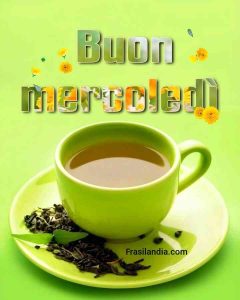 Buon mercoledì.