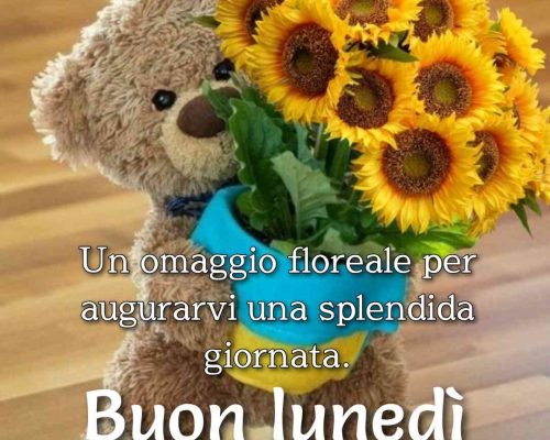 Un omaggio floreale per augurarvi una splendida giornata. Buon lunedì.
