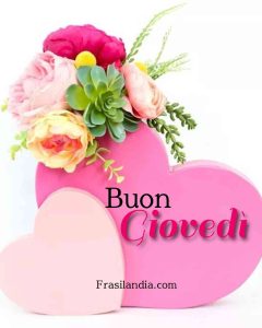 Buon giovedì.