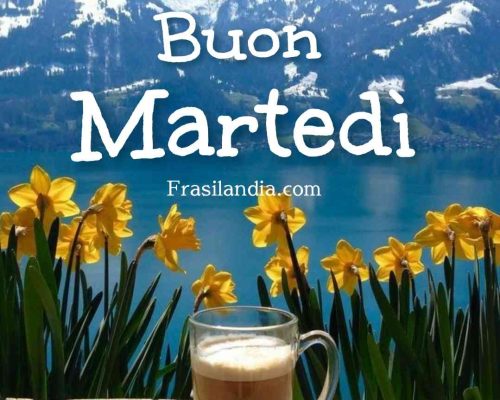 Buon martedì.