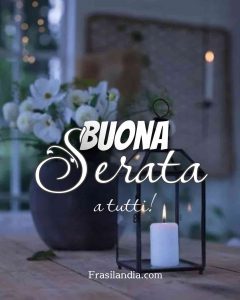 Buona serata a tutti.