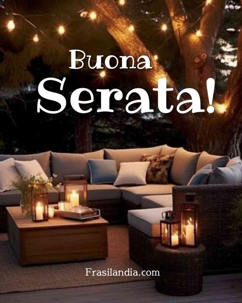 Buona serata.