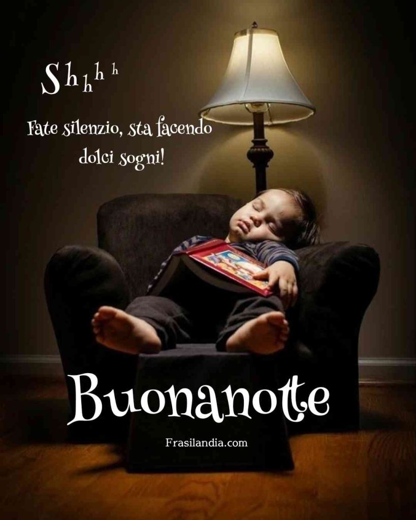 Shhhh Fate silenzio, sta facendo dolci sogni. Buonanotte.