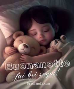 Buonanotte, fai bei sogni!