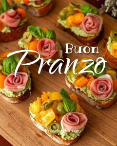 Buon pranzo.