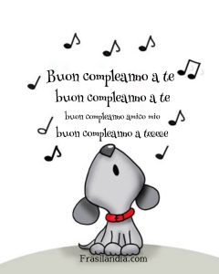 Buon compleanno a te. Buon compleanno a te. Buon compleanno amico mio. Buon compleanno a te!