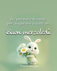 Un pensiero floreale per augurare a tutti un buon mercoledì.