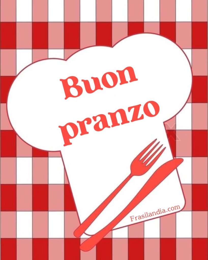 Buon pranzo