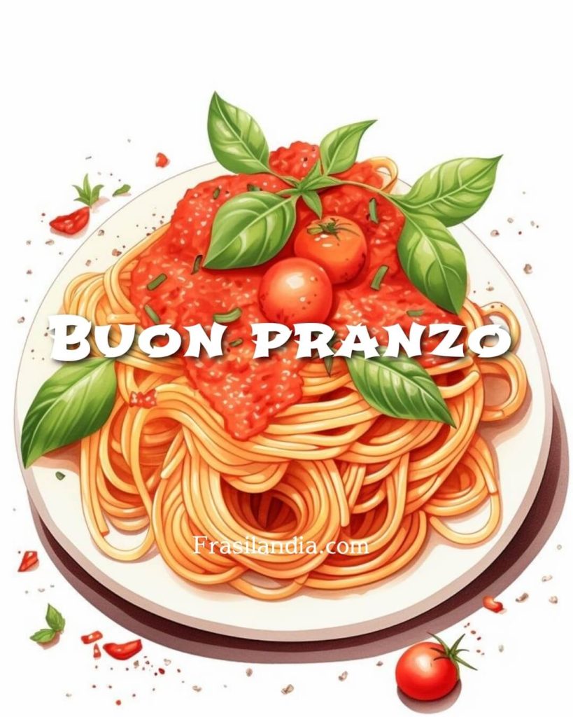 Buon pranzo