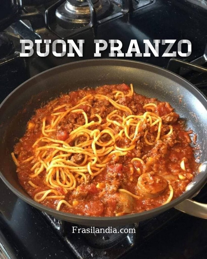 Buon pranzo