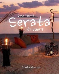 Una buona serata di cuore