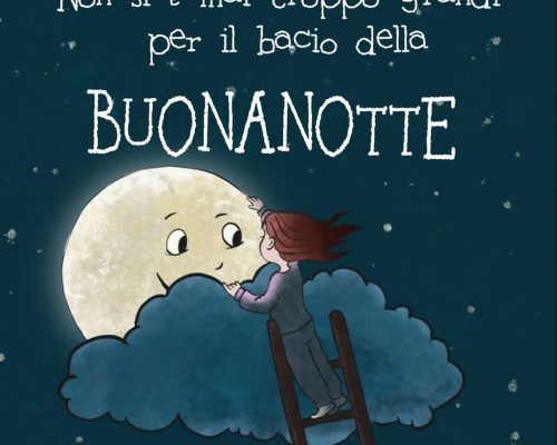 Non si è mai troppo grandi per il bacio della buonanotte.