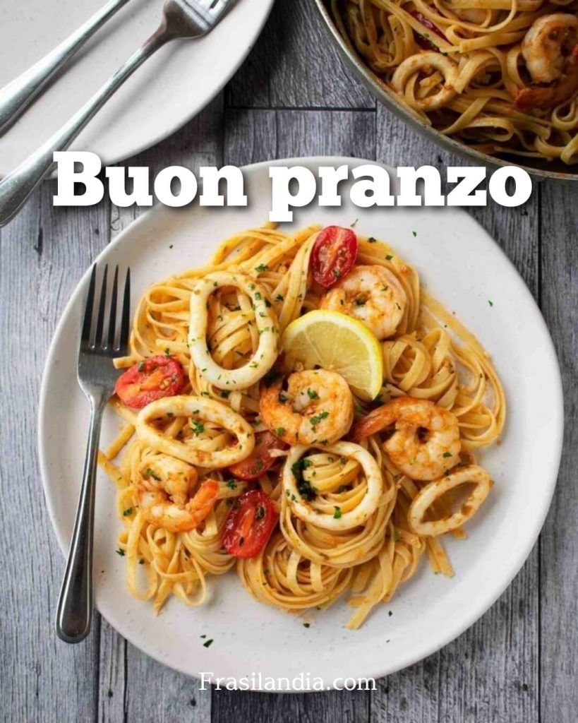 Buon pranzo