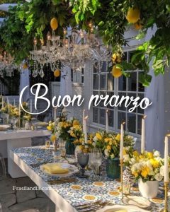 Buon pranzo