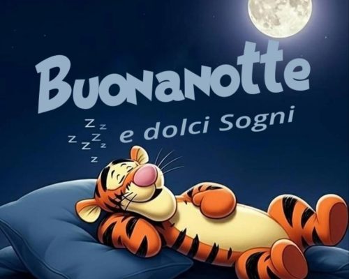 Buonanotte e dolci sogni