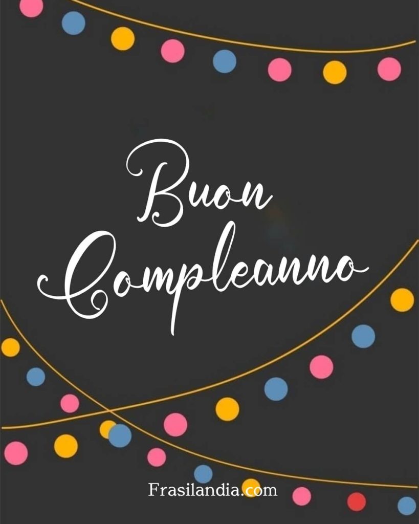 Buon compleanno