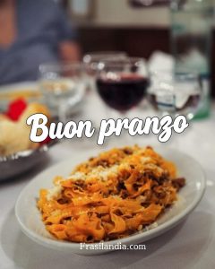 Buon pranzo