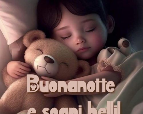 Buonanotte e sogni belli!