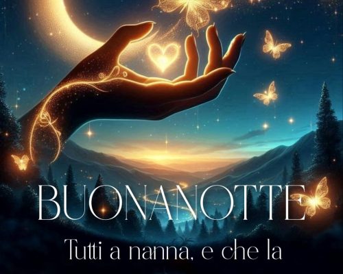 Tutti a nanna, e che la magia dei sogni abbia inizio. Buonanotte