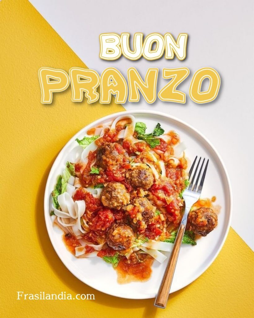 Buon pranzo