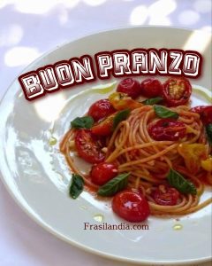 Buon pranzo