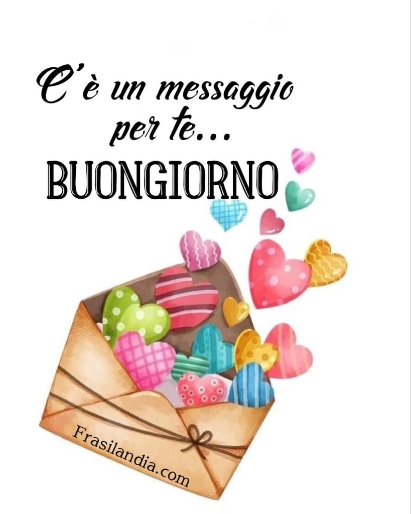 C'è un messaggio per te... Buongiorno