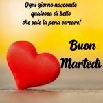 Ogni giorno nasconde qualcosa di bello che vale la pena di cercare. Buon martedì